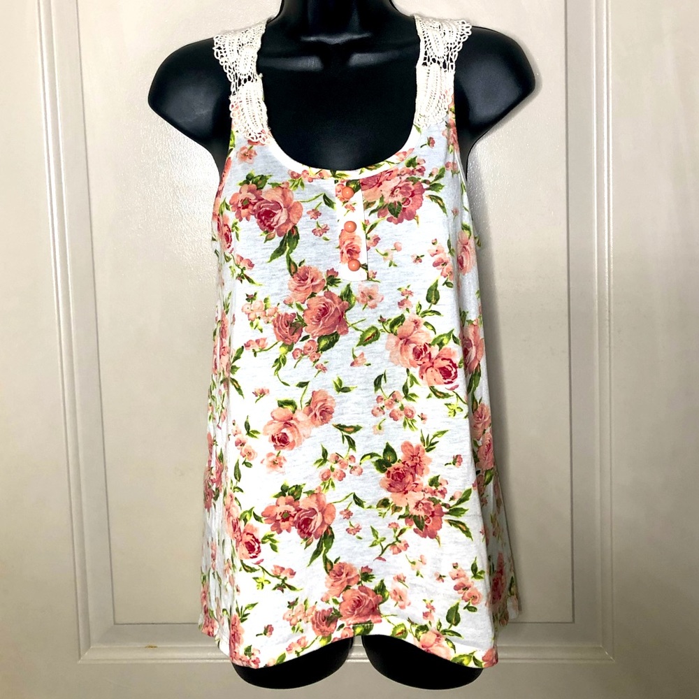 Floral Pinks Top